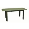 Table Outdoor Eos Verte En Aluminium - 240x80x74 Cm