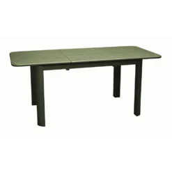 Table Outdoor Eos Verte En Aluminium - 240x80x74 Cm