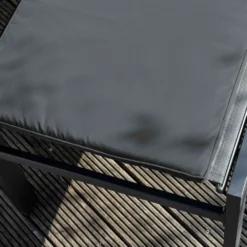 Lot De 2 Coussins Bain De Soleil Polyester Gris 186x53x5 Cm -Pas Cher Jardinoa Magasin a60d66c485926266