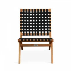 Lot De 2 Fauteuils Relax En Bois D'eucalyptus Noir -Pas Cher Jardinoa Magasin af8ea176500ace63