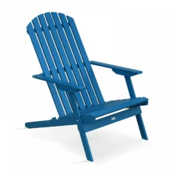 Lot De 2 Fauteuils Pliant En Bois D'eucalyptus Bleu Pacific -Pas Cher Jardinoa Magasin b9d8c207c2db144c