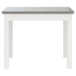 VIDAXL Ensemble De Table Et Chaises Enfants 3 Pcs Blanc Et Gris Mdf -Pas Cher Jardinoa Magasin c0691afbf6bccd9e