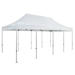 Tente Pliante Blanche En Aluminium 4x8m 300g/m² 40mm