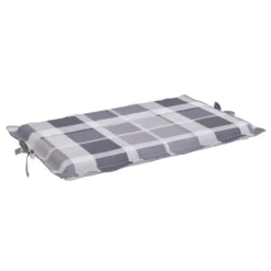 VIDAXL Coussin De Chaise Longue à Carreaux Gris 186x58x3 Cm -Pas Cher Jardinoa Magasin c3e1ead5a0b6f501