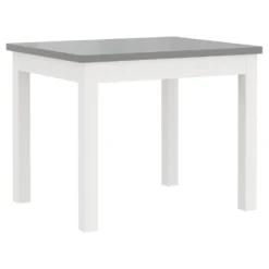 VIDAXL Ensemble De Table Et Chaises Enfants 3 Pcs Blanc Et Gris Mdf -Pas Cher Jardinoa Magasin c599939bc2181727