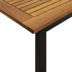 VIDAXL Table De Jardin Et Pieds En Forme De U 180x90x75 Cm Bois Acacia -Pas Cher Jardinoa Magasin cedbdd8e18c7e6c1