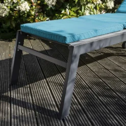 Coussin De Bain De Soleil En Polyester Bleu -Pas Cher Jardinoa Magasin d5ec8a584cda0b35