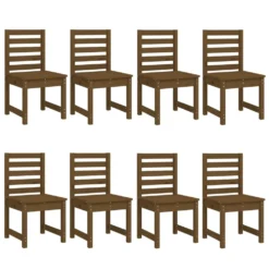 VIDAXL Ensemble à Dîner De Jardin 11 Pcs Marron Miel Bois Pin Massif -Pas Cher Jardinoa Magasin e3f96a0eaeb3ae6e