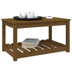 VIDAXL Table De Jardin Marron Miel 82,5x50,5x45 Cm Bois Massif De Pin -Pas Cher Jardinoa Magasin ed44221cbf5b5c20
