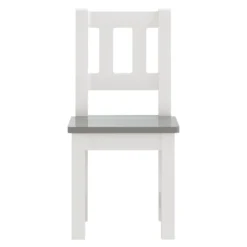 VIDAXL Ensemble De Table Et Chaises Enfants 3 Pcs Blanc Et Gris Mdf -Pas Cher Jardinoa Magasin ee606d81053b5243