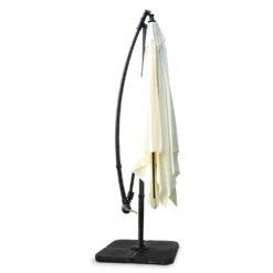 Parasol Déporté Carré 3x3m Aluminium écru -Pas Cher Jardinoa Magasin f34f2589ac1f9678