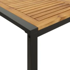 VIDAXL Table De Jardin Et Pieds En Forme De U 160x80x75 Cm Bois Acacia -Pas Cher Jardinoa Magasin fb1c8145556668e6
