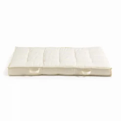 Coussin De Sol Ou D'assise Matelassé Polyester écru 120 X 80 X 12cm -Pas Cher Jardinoa Magasin fb3ade062c450d37